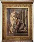 Edward Burne-jones Canvas Paintings - Pygmalion and the Image IV - The Soul Attains